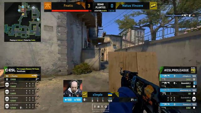 Senor vac clutches a round against navi in semi-finals