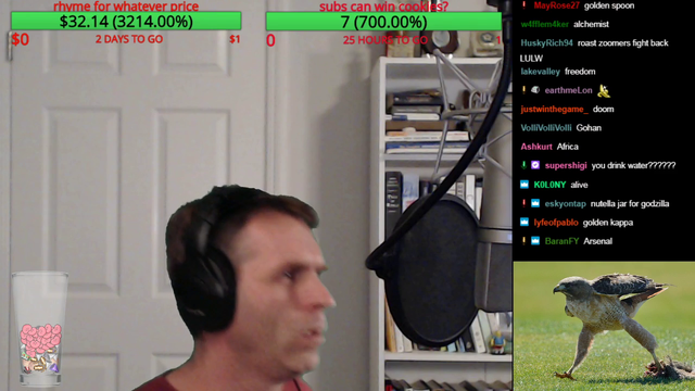 Guy freestyles incorporating what chat says