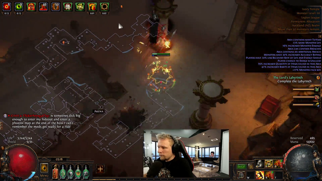 Quin69 unveils his new, “original” build, chat links him a video