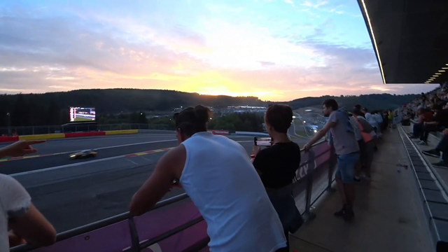 jakenbake watching a GT race at Spa-Francorchamps