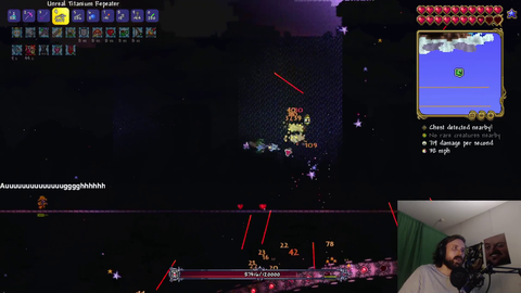 forsen fights his first hardmode boss