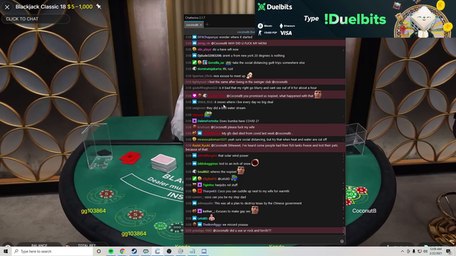 CoconutB believes he has covid after interacting with Esfand and Russel