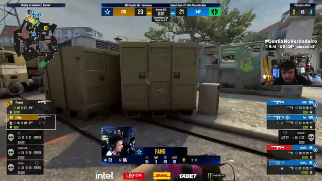 Imperial with fallen at the lead makes it to the brazilian major!
