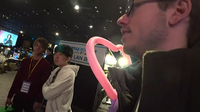 Jake trying to flex at C4 LAN