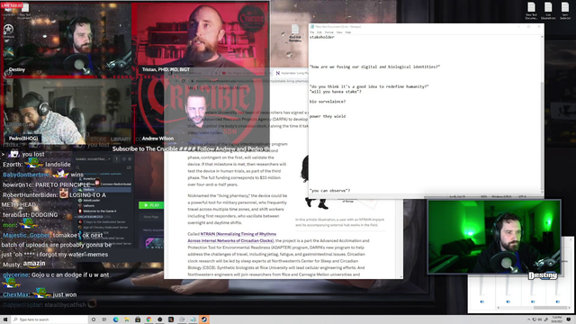 Destiny debates a religious zealot, and can't handle the monologuing