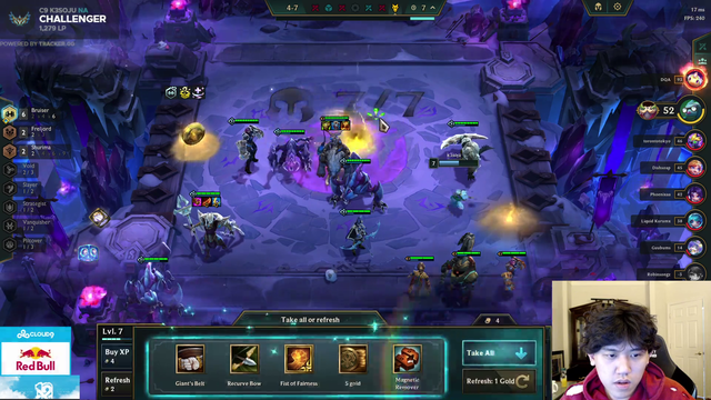 C9 K3soju makes Hilarious mistake in TFT regionals mock tourny