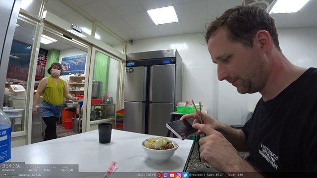 Rob gets free food