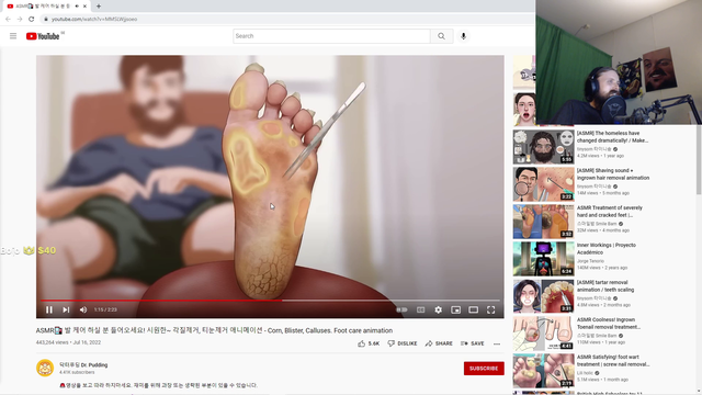Forsen has a recollection while watching a video