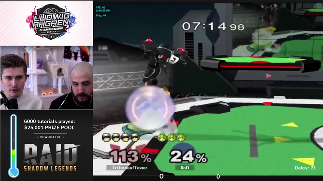 Slime tries to compliment the captain falcon player
