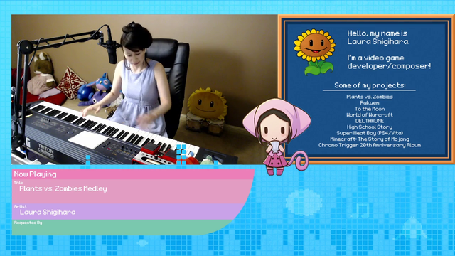 Plants vs Zombies composer Laura Shigihara performs "Brainiac Maniac" (Dr. Zomboss Theme)