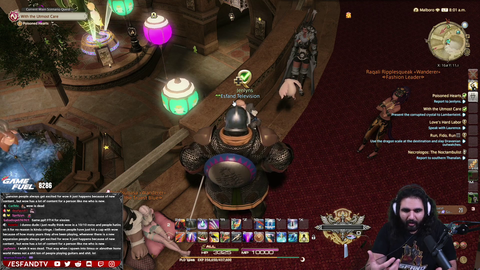 Esfand on why FFXIV community is better to streamers than WOW's community.