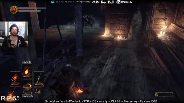 Trihex vs Dark Souls' strongest enemy.
