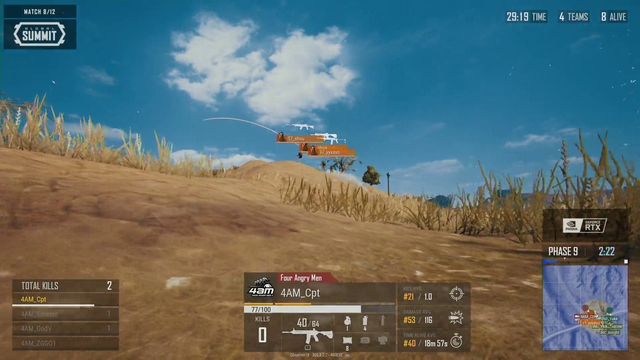 PUBG player 1v4's and wins tournament round with incredible nade.
