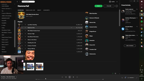 Nymn gets linked a custom spotify playlist