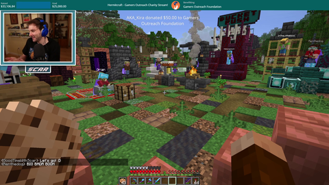 Minecraft streamer reaches the $25,000 charity goal before the stream even starts.
