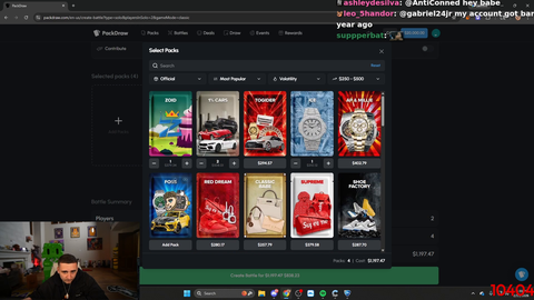 Twitch streamer Lacy declined a $500K-a-month Stake gambling deal, accepted a PackDraw (18+) gambling deal instead, and started promoting it to his underage audience — in the same stream after telling his chat he turned down the Stake deal.
