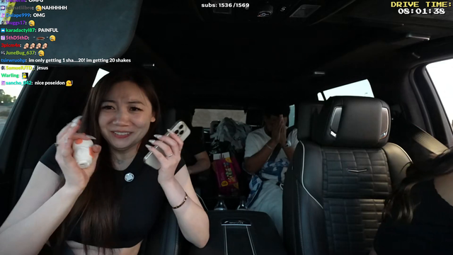 Emily throws the order