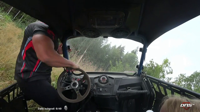 Knut fliping the UTV