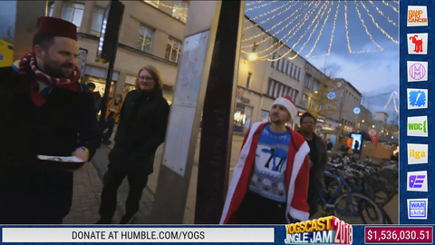 Yogscast IRL stream equipment runs out of battery, stream magician Sam is prepared