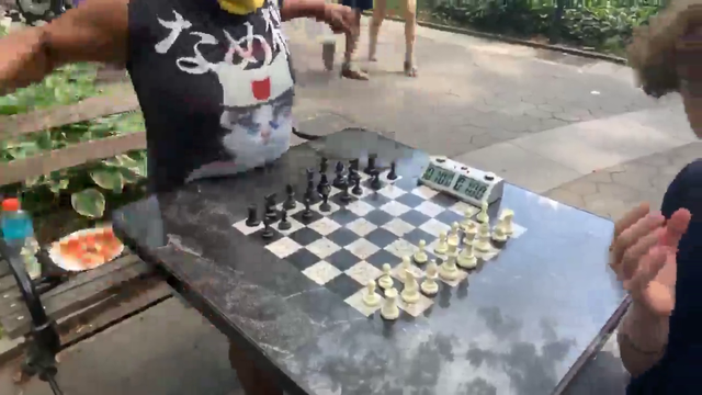 Hans showing us REAL chess
