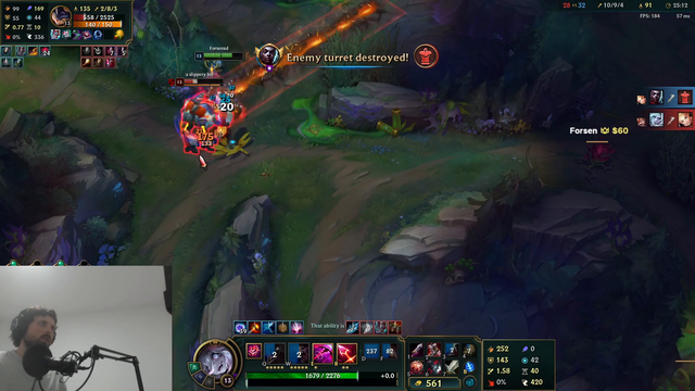 The God Gamer is back to stomping high ELO players in League