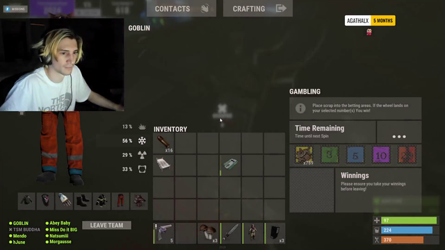 xQc "listen to that noise" gambling god