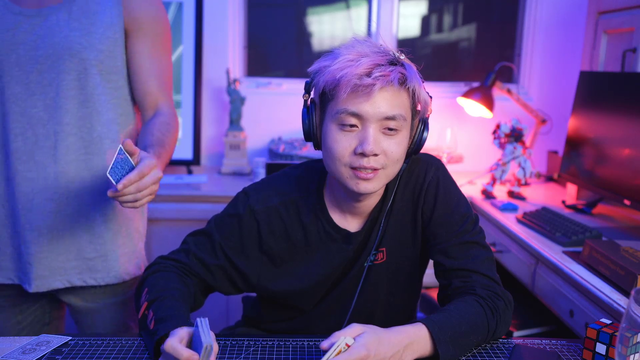 Albert with another magic trick