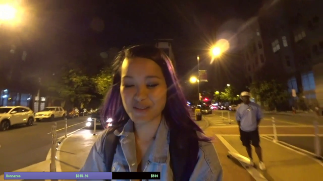 Creepy black guy won't stop following asian girl