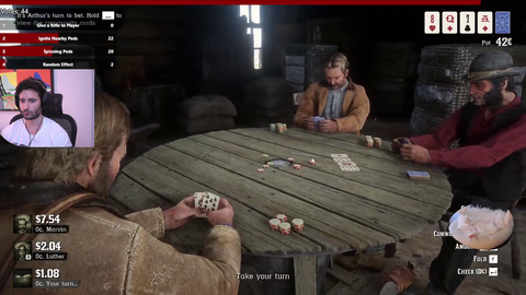 NymN has hot hands in poker