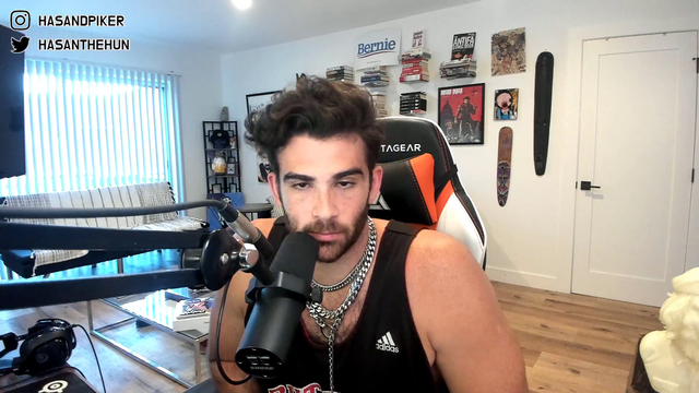 Hasan takes a break