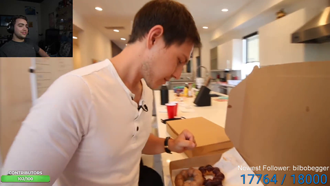 Mizkif suggests a donut