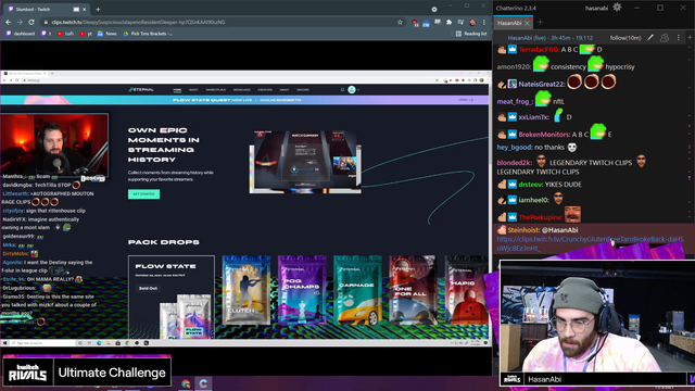 Hasan reacts to Destiny's NFT sponsor