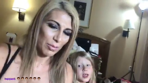 Little Girl Roasts P0rnstar Mommy