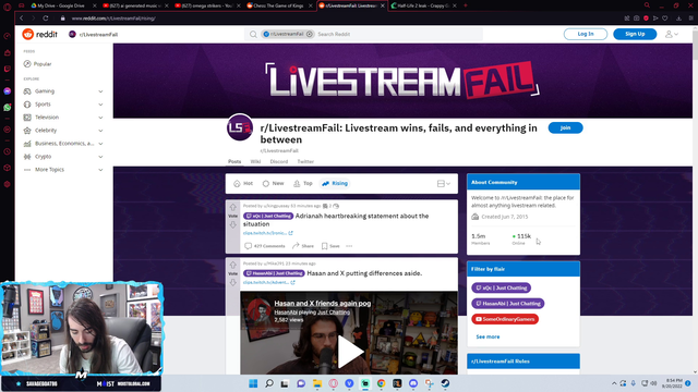Mizkif downplays the SA on Adrianah by calling it "sexual harassment"
