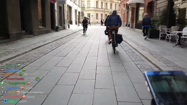 HAchubby gets a Swedish street massage