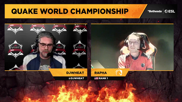 Emotional interview w/ Rapha after winning his 6th QuakeCon title.