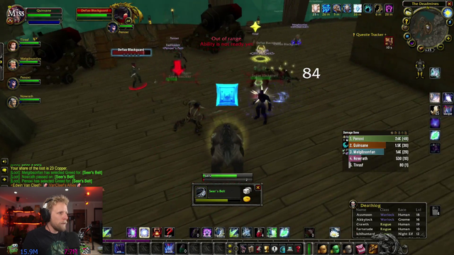 Quin speed runs a dungeon