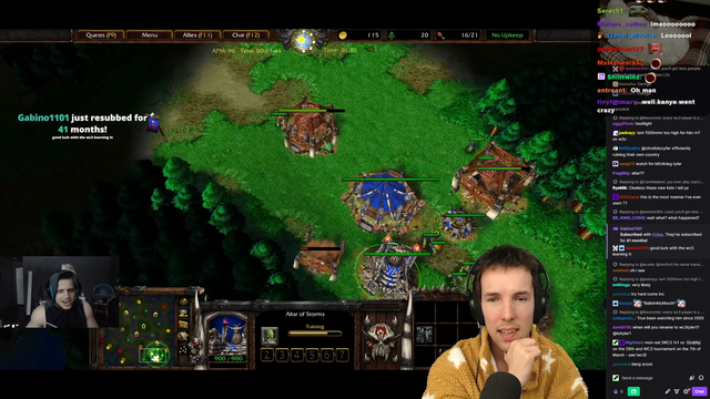 Grubby watching the fruits of his T1 coaching