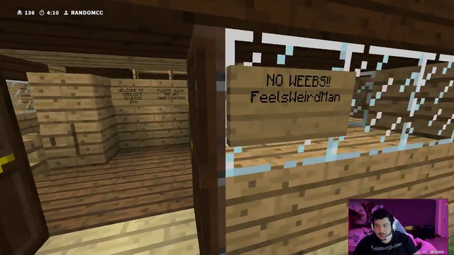 Greek discovers the gym on his minecraft server