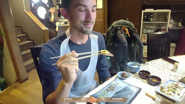 Ninja waiter catches a fly with one hand