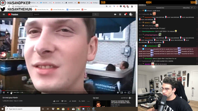 xQc shows Hasan his people.