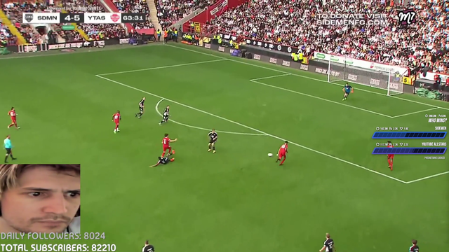 Speeds offside goal
