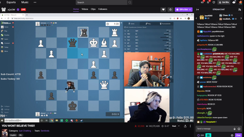 Chess GrandMaster Hikaru is in physical pain when watching xQc play