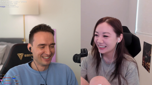 Arther and Fanfan's first duet on stream