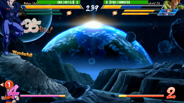 Grand Final DBFZ tournament Android 16 suicide