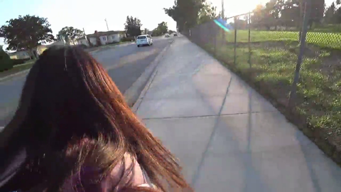 Jake rides girlfriend in public (NSFW)