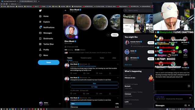 Musk dips from a Twitter Space when thrown a hardball