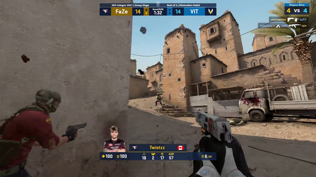 Twistzz disgusting 4k against Vitality