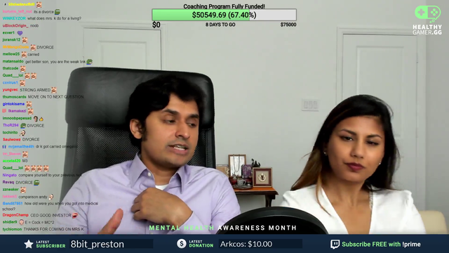 Dr. Disrespectful to me on stream