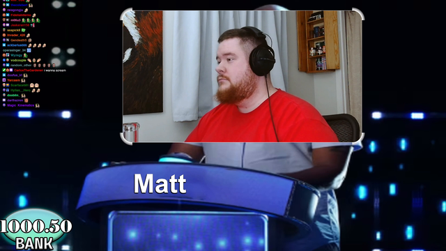 Chatter takes a shot in the dark on Wubby's Weakest Link.